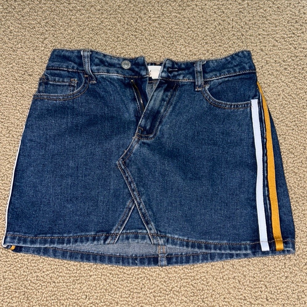 pacsun jean skirt